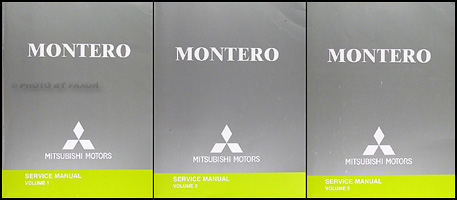 2005 Mitsubishi Montero Repair Manual Original Set