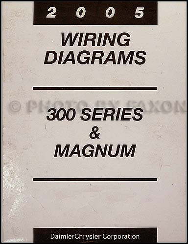 2005 Chrysler 300 Dodge Magnum Wiring Diagram Manual Original