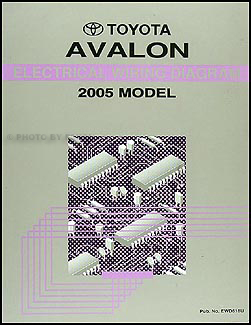 2005 Toyota Avalon Wiring Diagram Manual Original