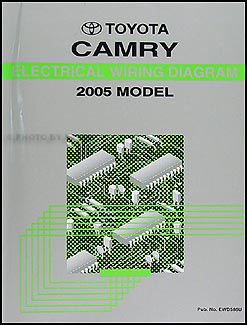 2005 Toyota Camry Wiring Diagram Manual Original