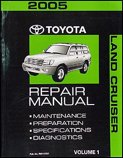 2005 Toyota Land Cruiser Repair Manual Original Set