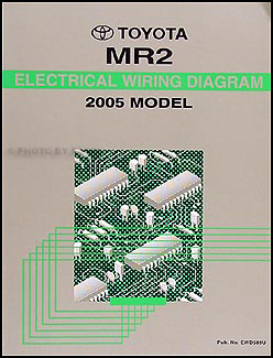 2005 Toyota MR2 Wiring Diagram Manual Original