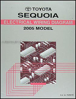 2005 Toyota Sequoia Wiring Diagram Manual Original