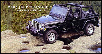 2005 Jeep Wrangler Original Owner's Manual
