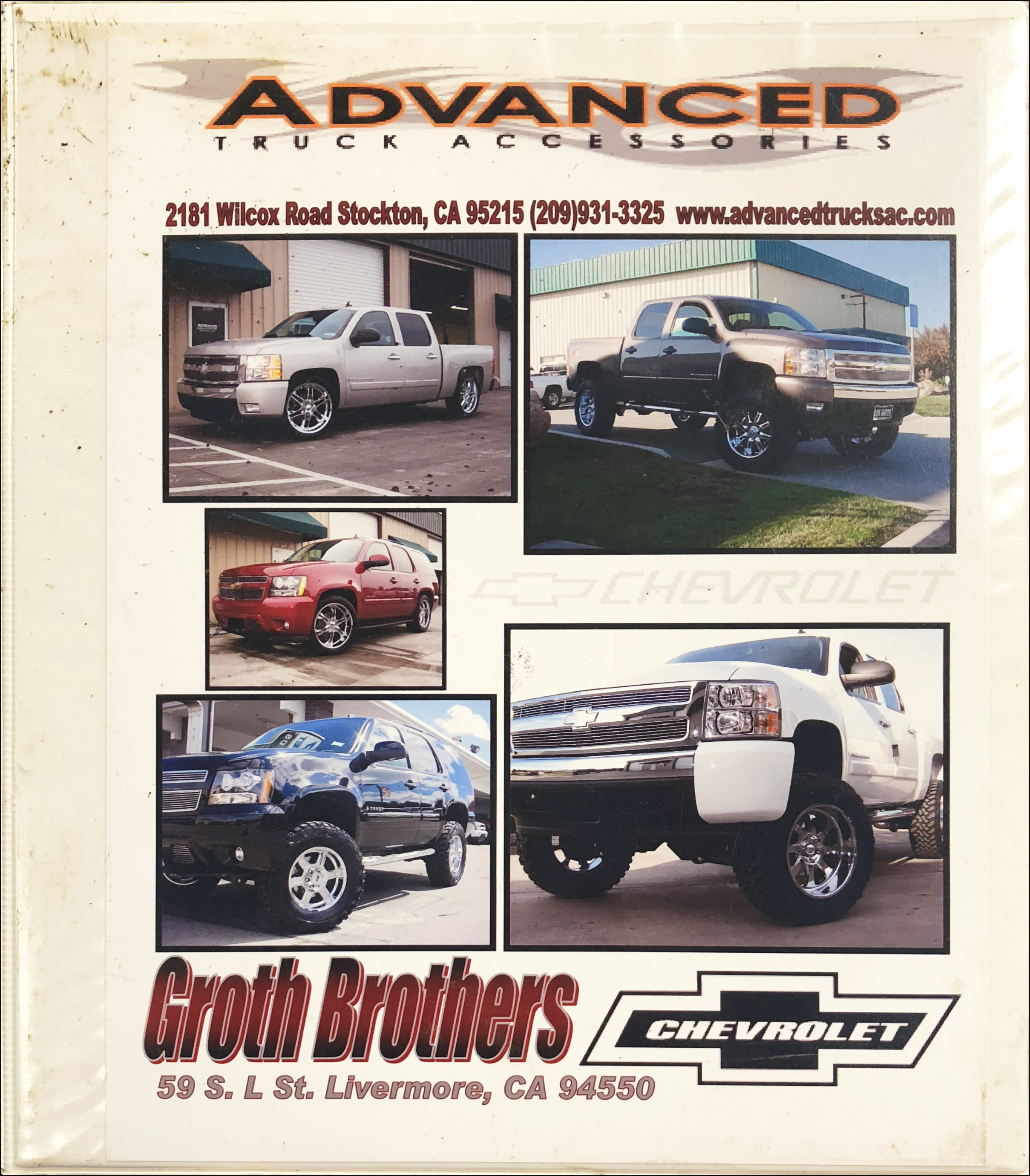 2006-2007 Chevrolet Truck Aftermarket Accessories Dealer Album Original