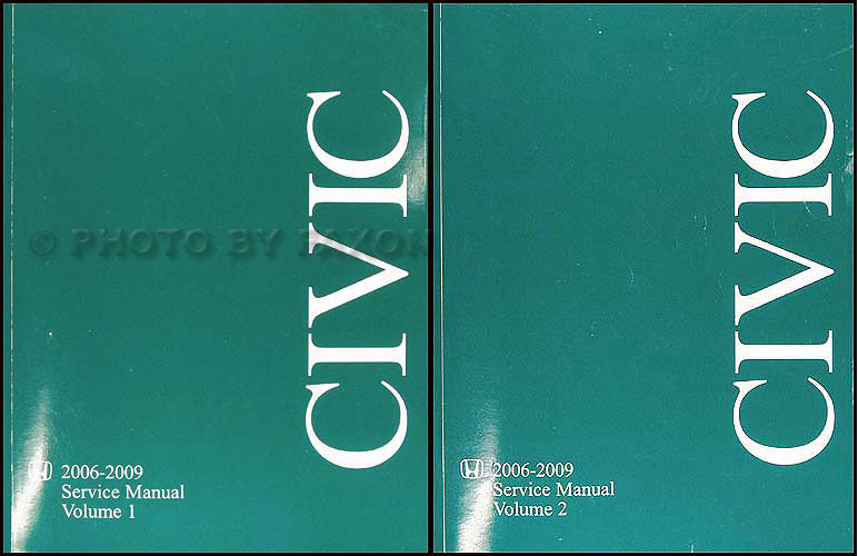 2006-2009 Honda Civic Hybrid Repair Manual Original  Set