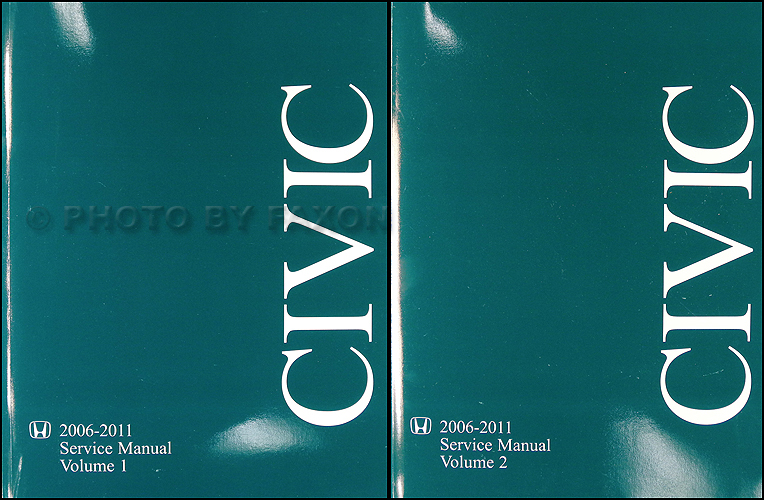 2006-2011 Honda Civic Repair Shop Manual Original 2 Volume Set