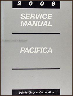 2006 Chrysler Pacifica Shop Manual Original 