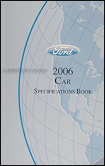 2006 Ford Lincoln Mercury Service Specifications Book Original