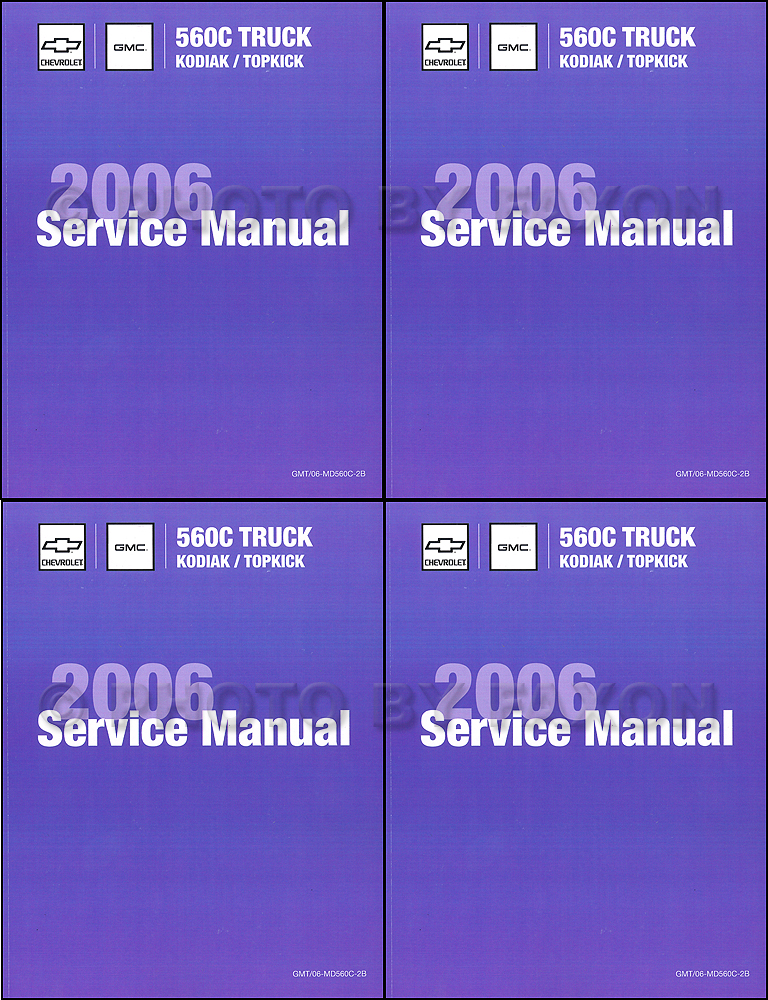 2006 Topkick & Kodiak C4500-C8500 Repair Shop Manual Factory Reprint 4 Volume Set
