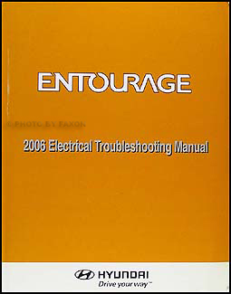 2006 Hyundai Entourage Electrical Troubleshooting Manual Original