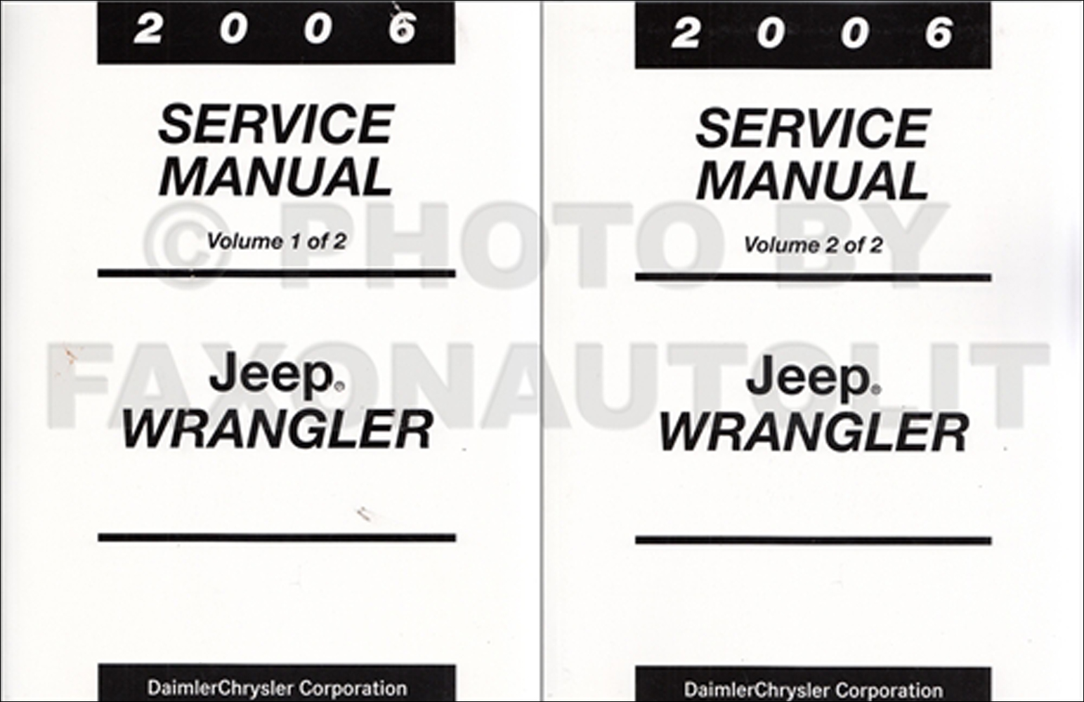2006 Jeep Wrangler Repair Shop Manual Factory Reprint