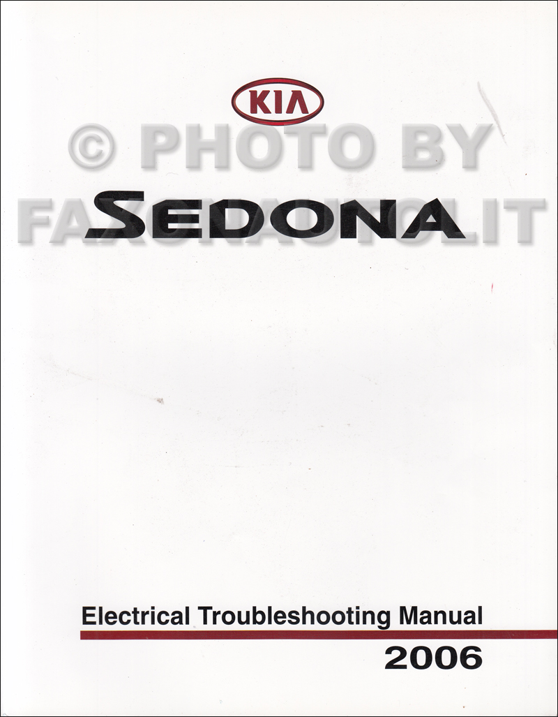 2006 Kia Sedona Electrical Troubleshooting Manual Original