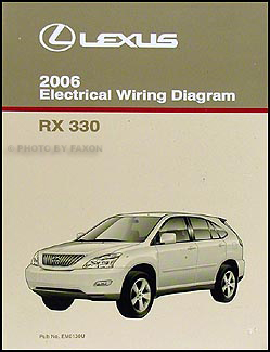 2006 Lexus RX 330 Wiring Diagram Manual Original
