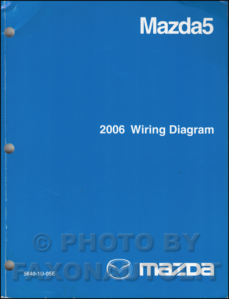 2006 Mazda 5 Wiring Diagram Manual Original