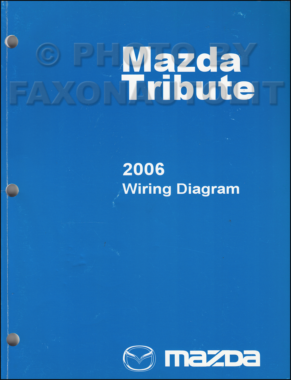 2006 Mazda Tribute Wiring Diagram Manual Original