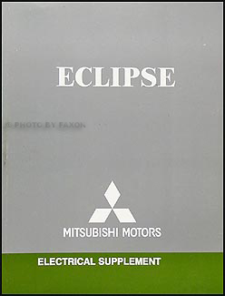 2006 Mitsubishi Eclipse Hatchback only Wiring Diagram Manual Original