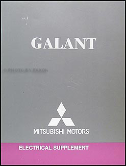 2006 Mitsubishi Galant Wiring Diagram Manual Original 