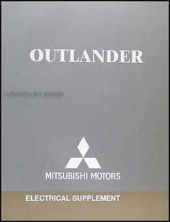 2006 Mitsubishi Outlander Wiring Diagram Manual Original 