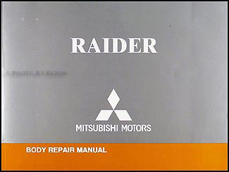 2006-2009 Mitsubishi Raider Body Manual Original