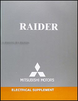 2006 Mitsubishi Raider Wiring Diagram Manual Original 