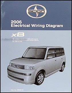 2006 Scion xB Wiring Diagram Manual Original