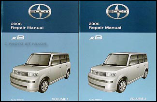 2006 Scion xB Repair Manual Original 