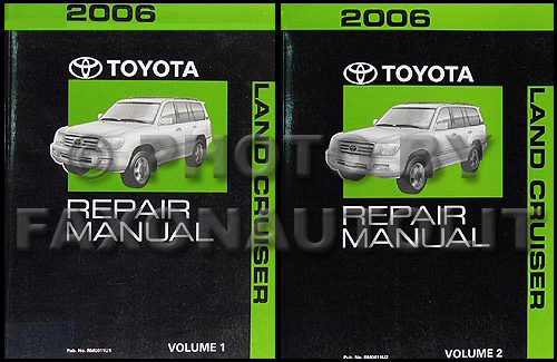2006 Toyota Land Cruiser Repair Manual Original Set