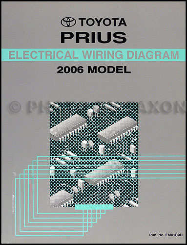 2006 Toyota Prius Wiring Diagram Manual Original