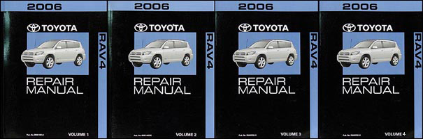 2006 Toyota RAV4 Repair Manual Set Original 