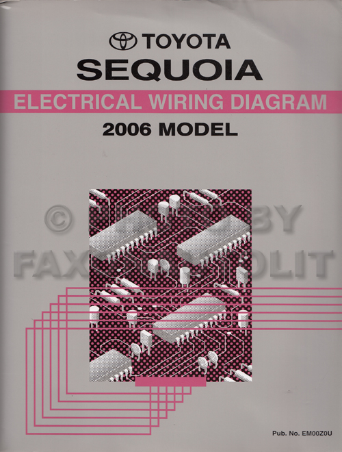 2006 Toyota Sequoia Wiring Diagram Manual Original