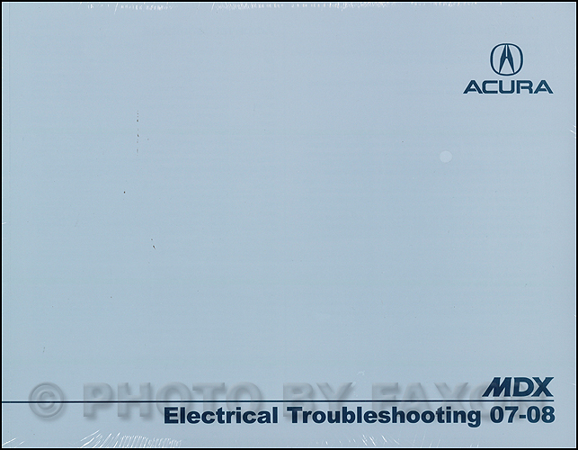 2007-2008 Acura MDX Electrical Troubleshooting Manual Original