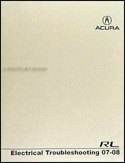 2007-2008 Acura RL Electrical Troubleshooting Manual Original 