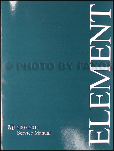2007-2011 Honda Element Repair Manual Original 