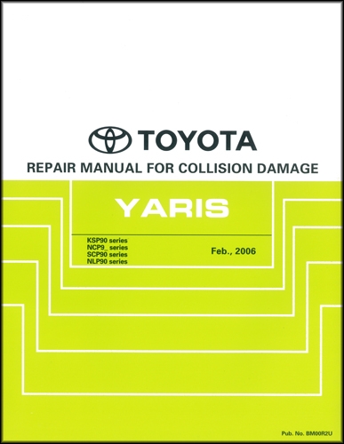 2002-2006 Toyota Camry Body Collision Repair Manual Original