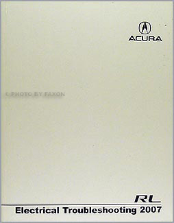 2007 Acura RL Electrical Troubleshooting Manual Original 