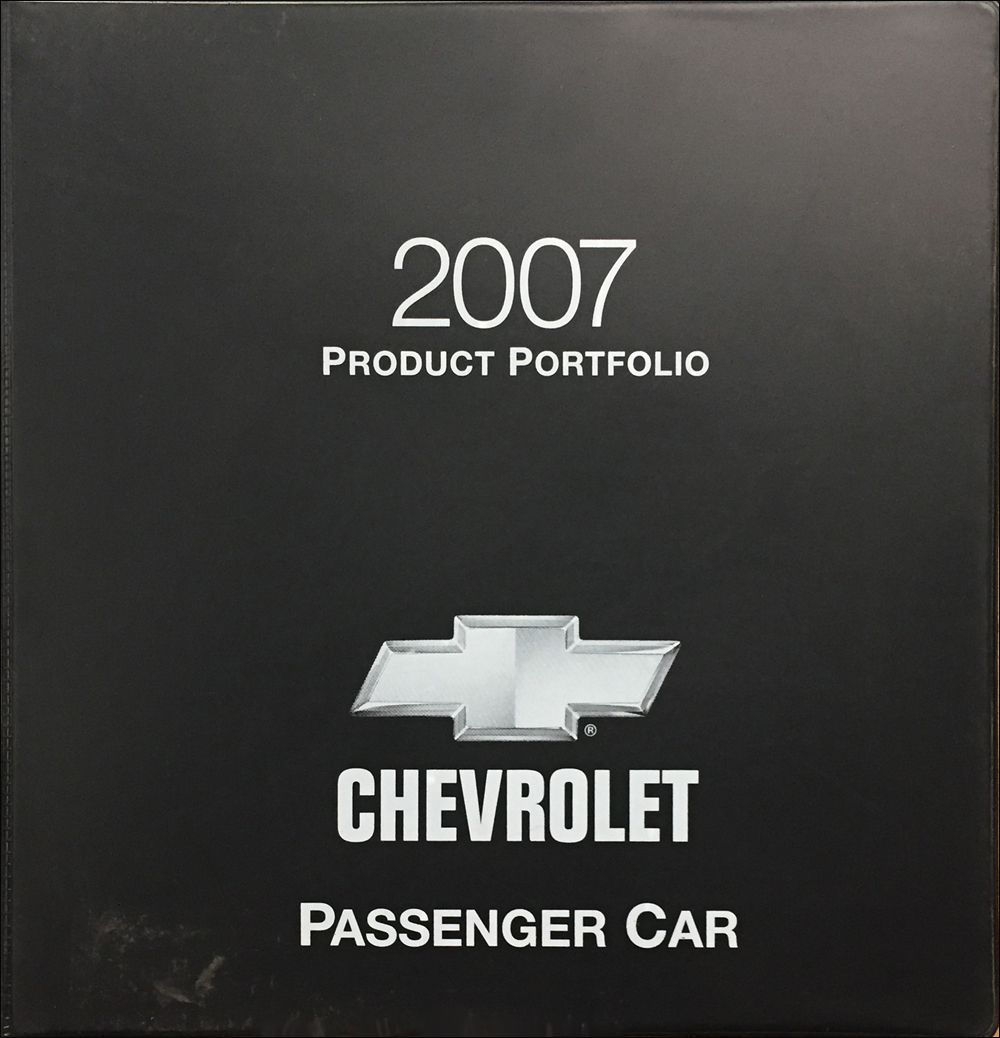 2007 Chevrolet Car Color & Upholstery Dealer Album/Data Book Original