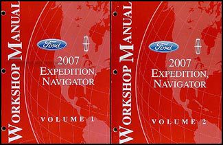 2007 Expedition & Navigator Repair Manual 2 Volume Set Original