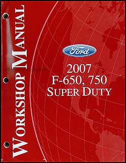 2008 Ford F 650 750 Super Duty Service Shop Workshop Manual OEM Book 2008 