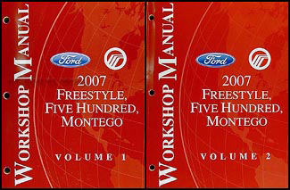2007 Freestyle, 500, & Montego Repair Manual Original