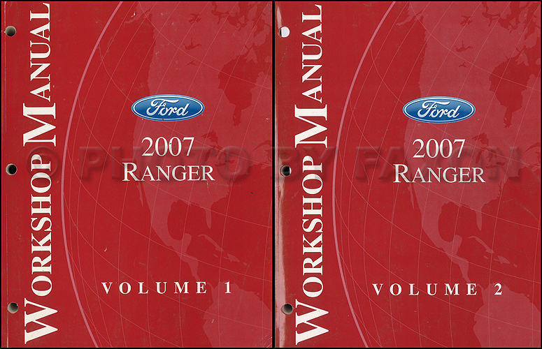 2007 Ford Ranger Repair Shop Manual Original 2 Volume Set