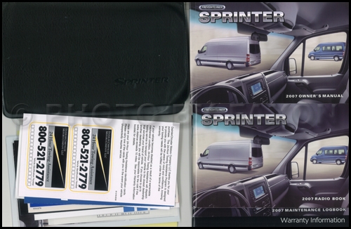 2007 Freightliner Sprinter Owner's Manual Original 