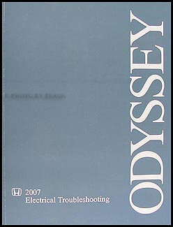 2007 Honda Odyssey Electrical Troubleshooting Manual Original