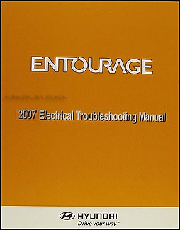 2007 Hyundai Entourage Electrical Troubleshooting Manual Original