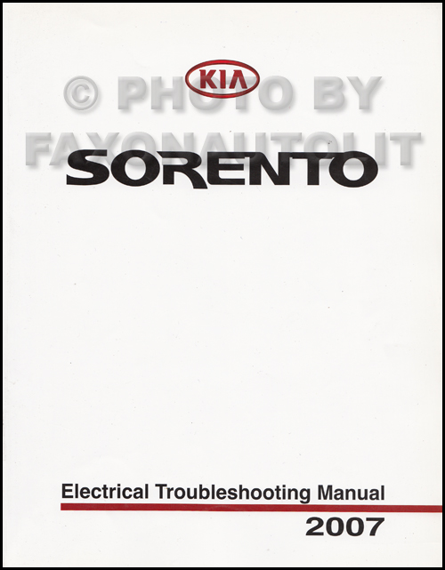 2007 Kia Sorento Electrical Troubleshooting Manual Original