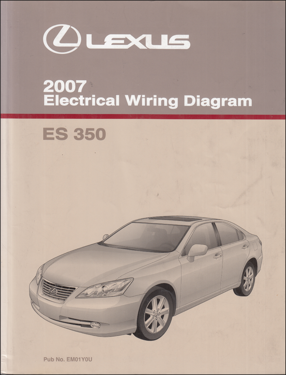 2007 Lexus ES 350 Wiring Diagram Manual Original