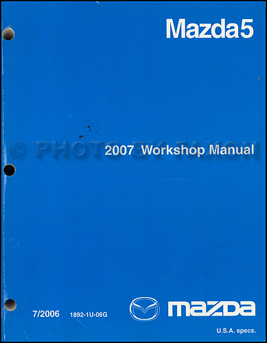 2008 Mazda MX-5 Miata Repair Manual Original 