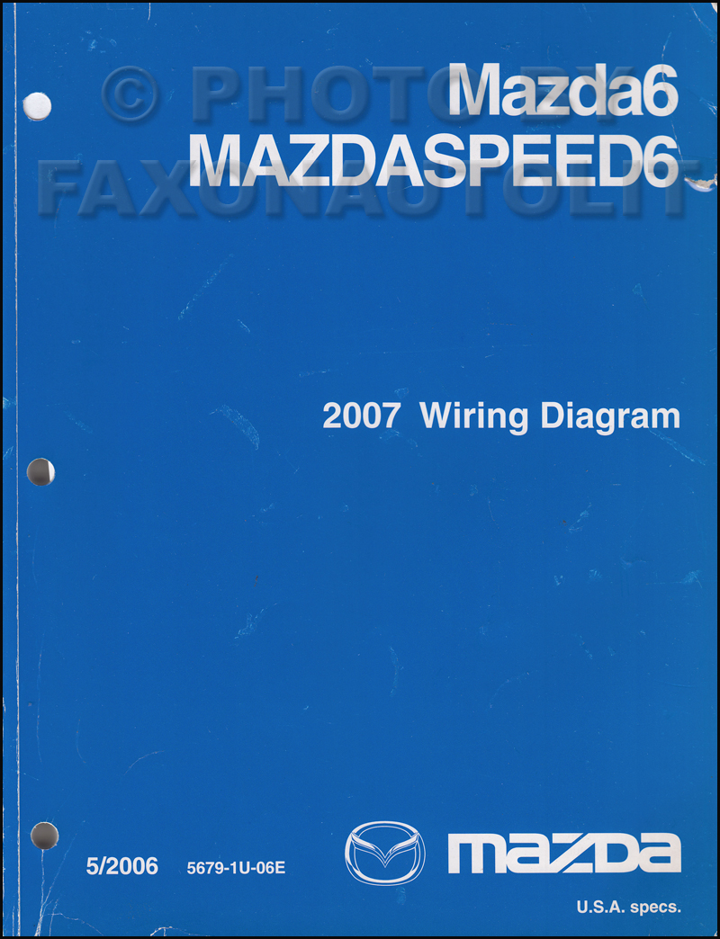 2007 Mazda6 and Mazdaspeed6 Original Wiring Diagram