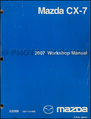 2007 Mazda CX-7 Wiring Diagram Manual Original  Faxon Auto Literature
