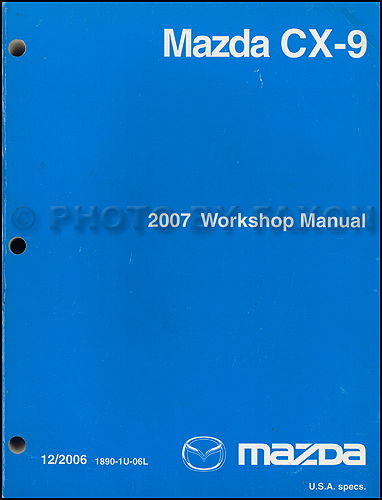 2008 Mazda CX-9 Repair Manual Original